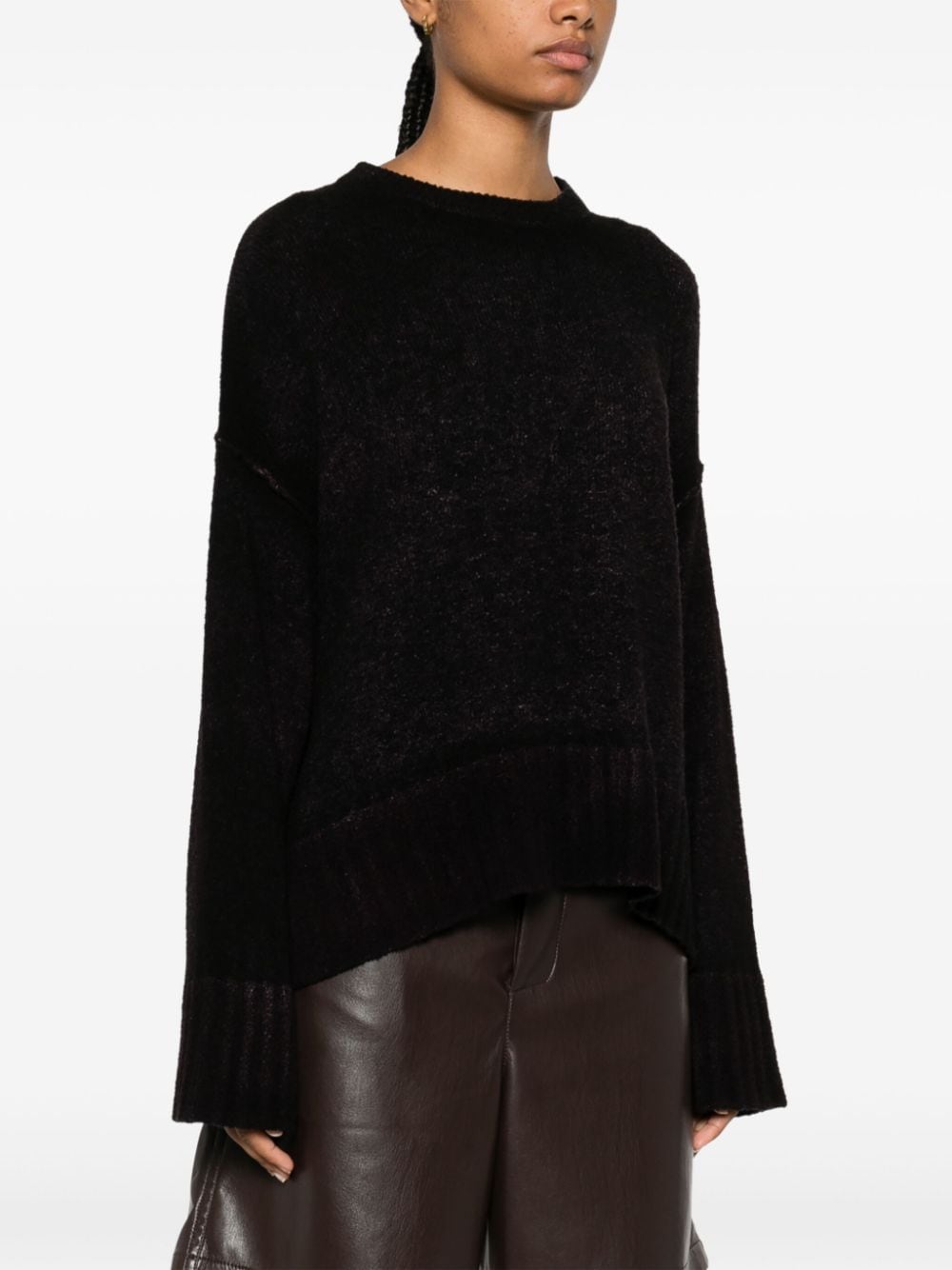 Avant Toi Sweaters Black Wool