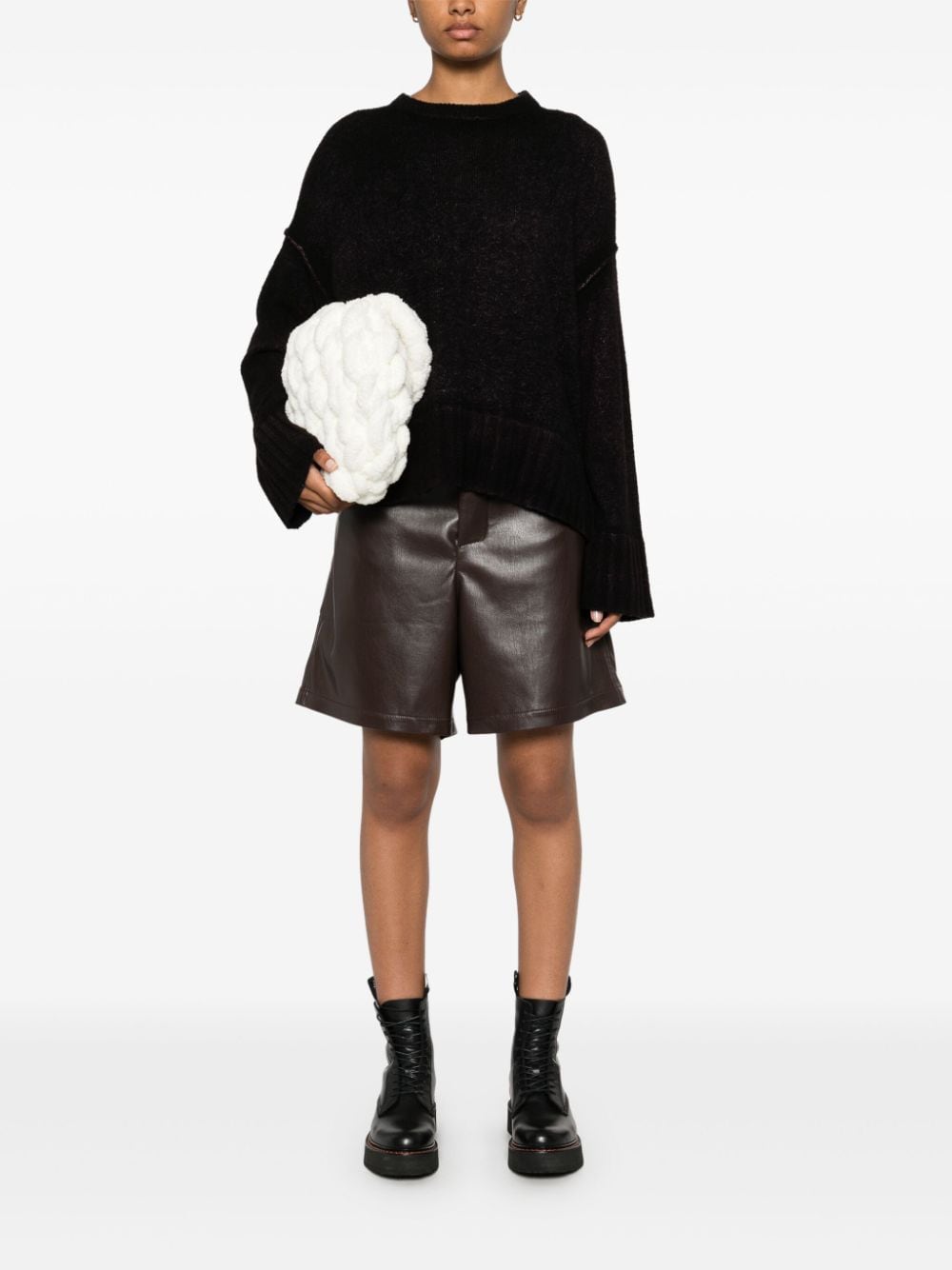 Avant Toi Sweaters Black Wool