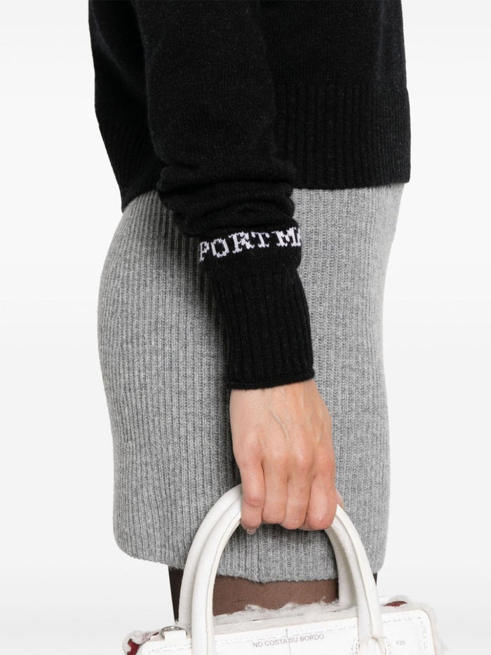 SportMax Sweaters Black Wool Cashmere