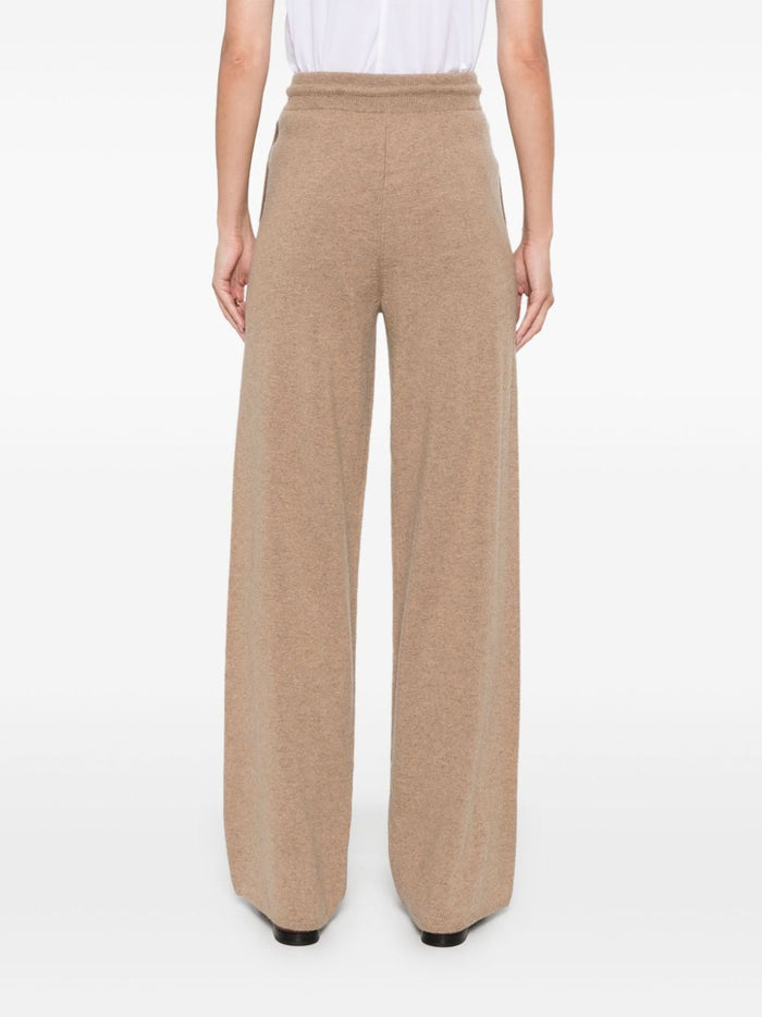 Max Mara Trousers Brown Wool Cashmere