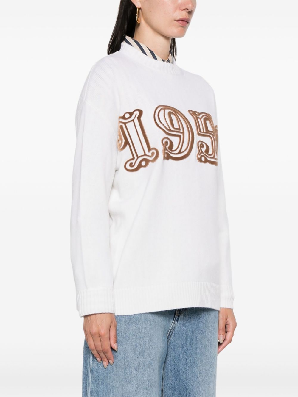 Max Mara Sweaters White Wool Cashmere