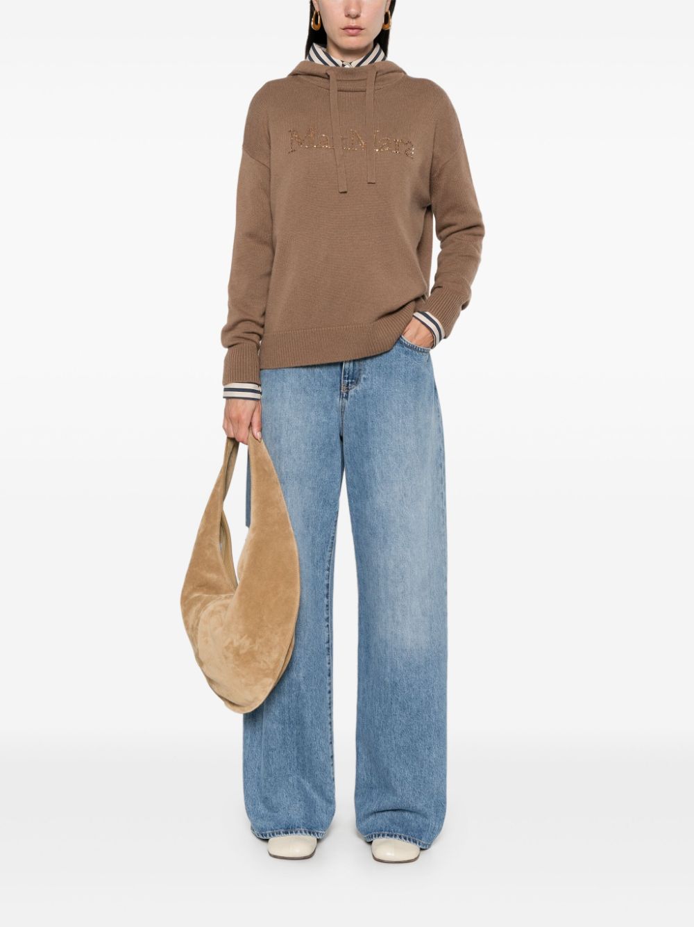 S Max Mara Sweaters Camel Wool Cashmere