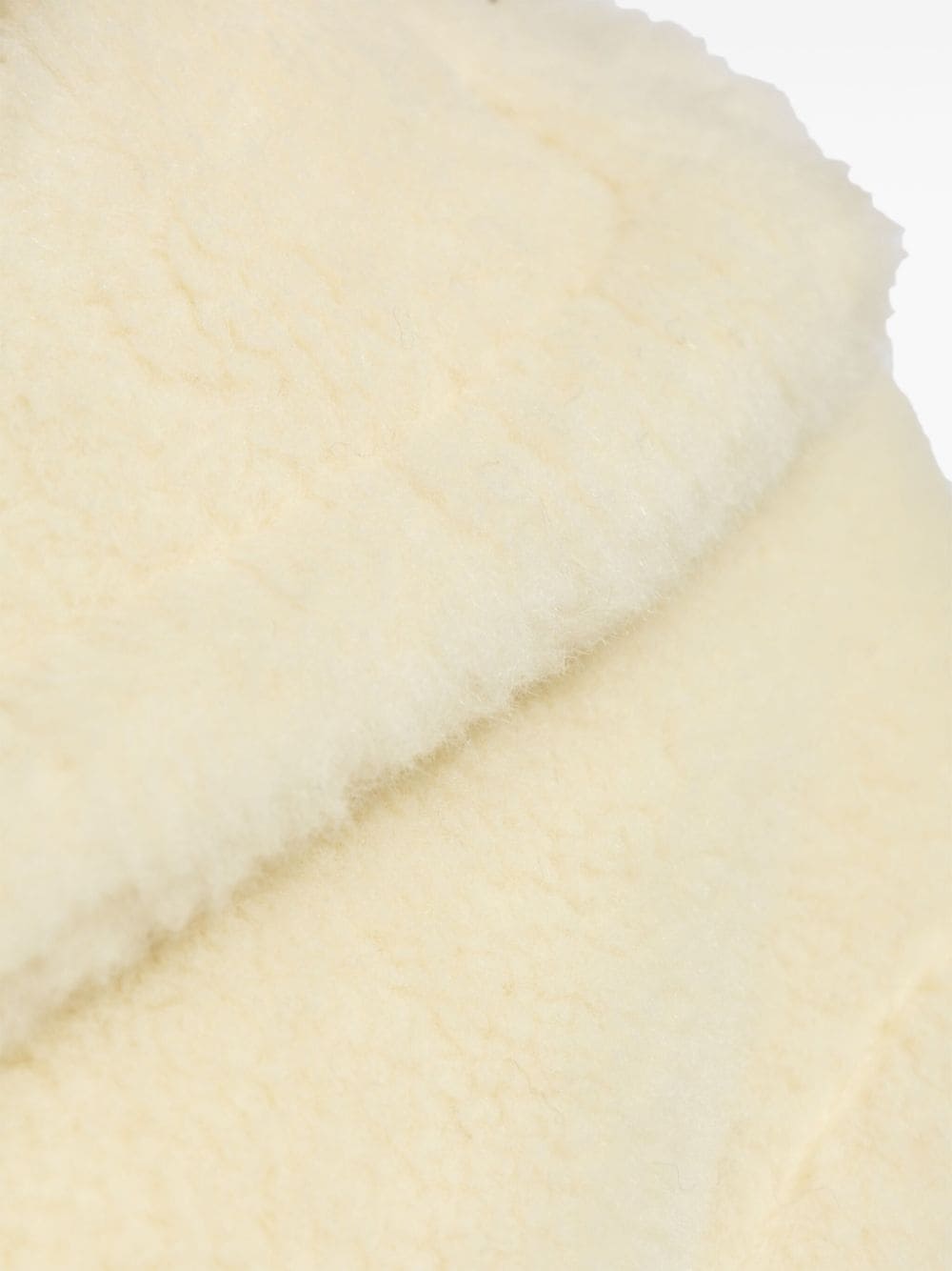 Max Mara Coats White Alpaca Virgin Wool Silk