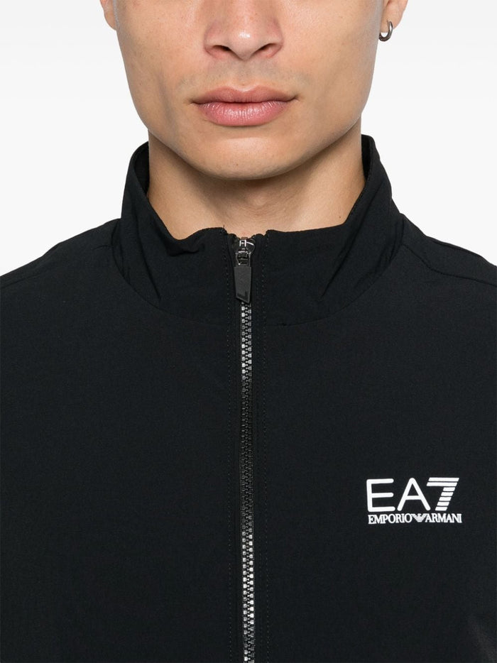 Ea7 Sweaters Nero Polyamide