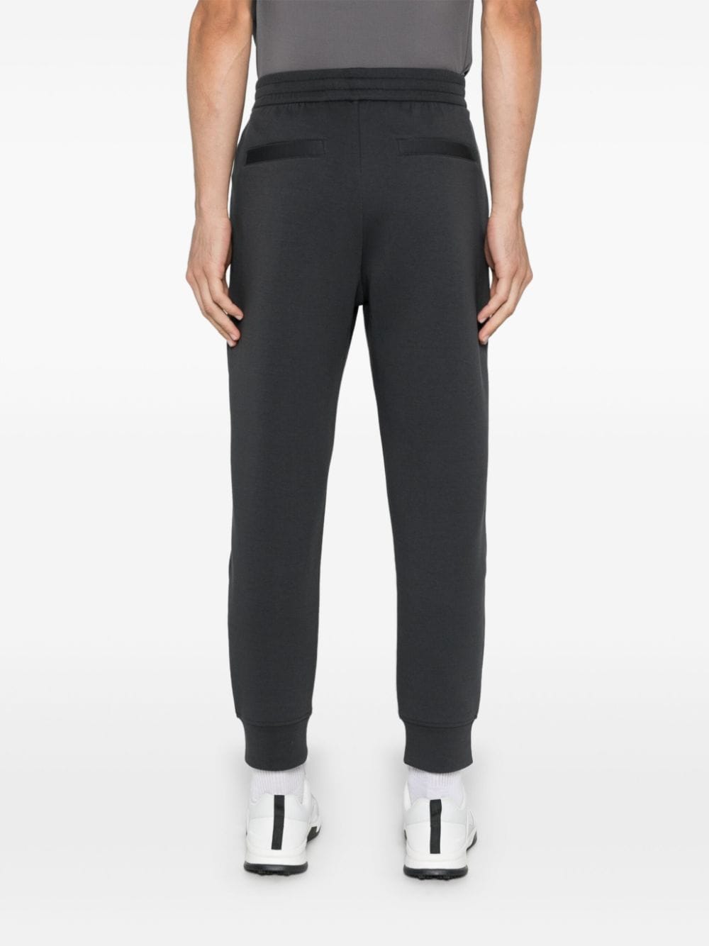 Emporio Armani Trousers Grigio Scuro Cotton