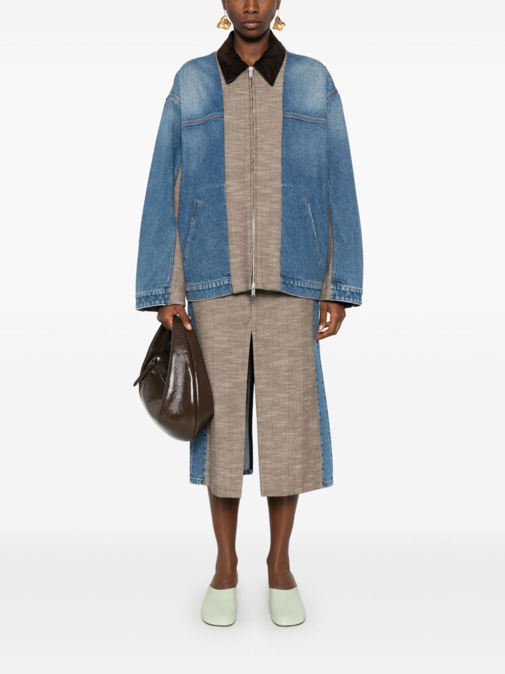 Stella Mccartney Skirts Blue Cotton
