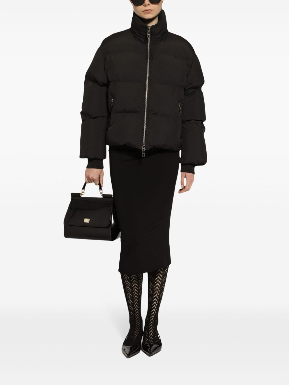 Dolce & Gabbana Coats Black Outer: Polyester