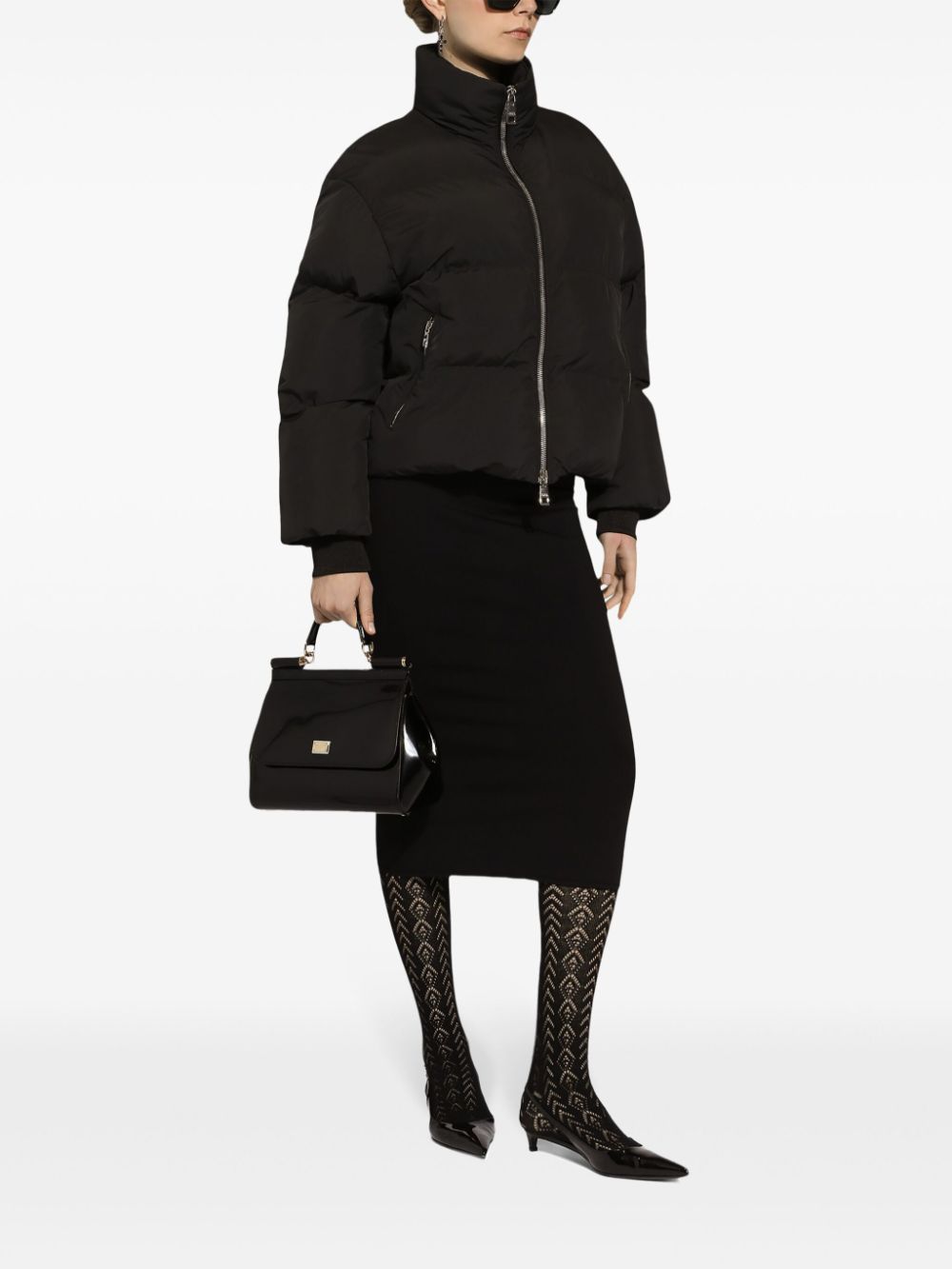 Dolce & Gabbana Coats Black Outer: Polyester