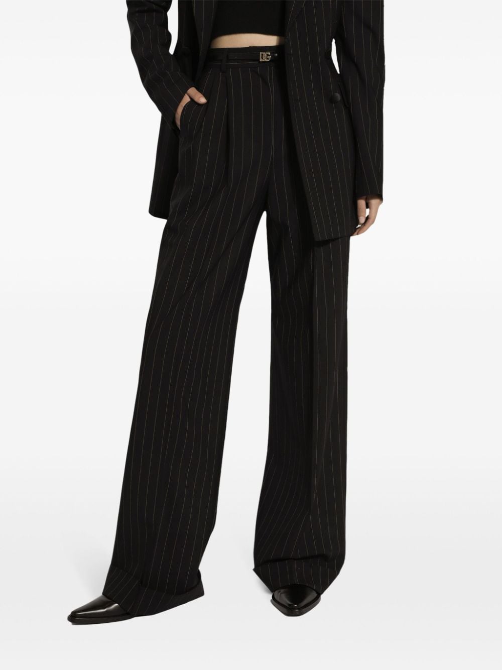 Dolce & Gabbana Trousers Black Virgin Wool