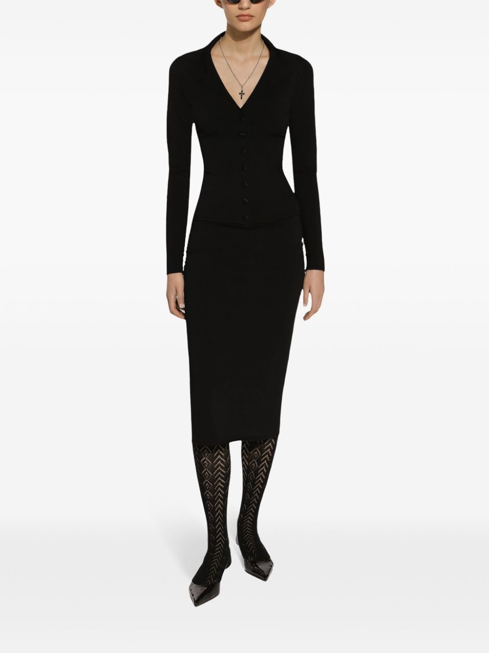 Dolce & Gabbana Skirts Black Viscose