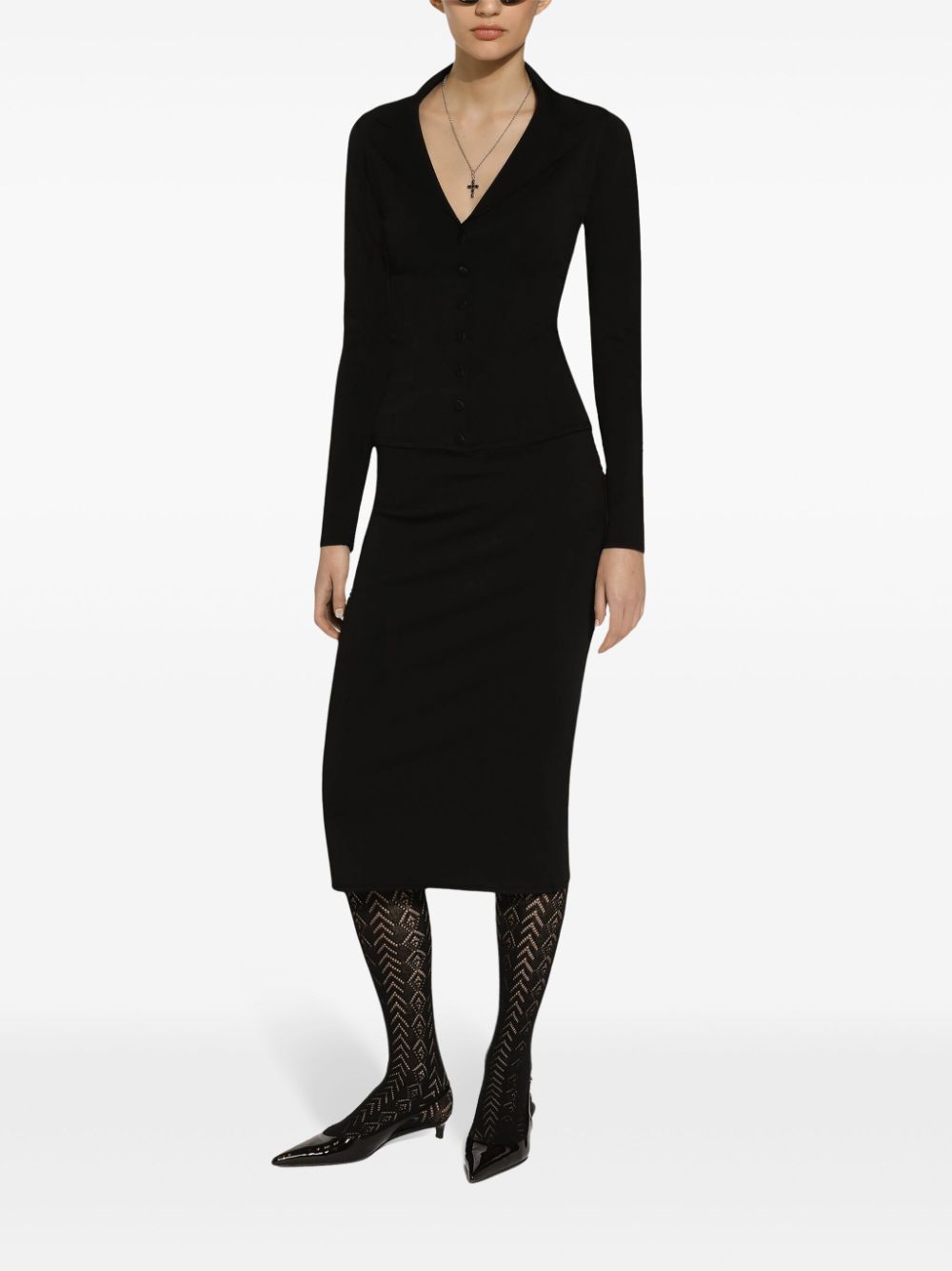 Dolce & Gabbana Skirts Black Viscose