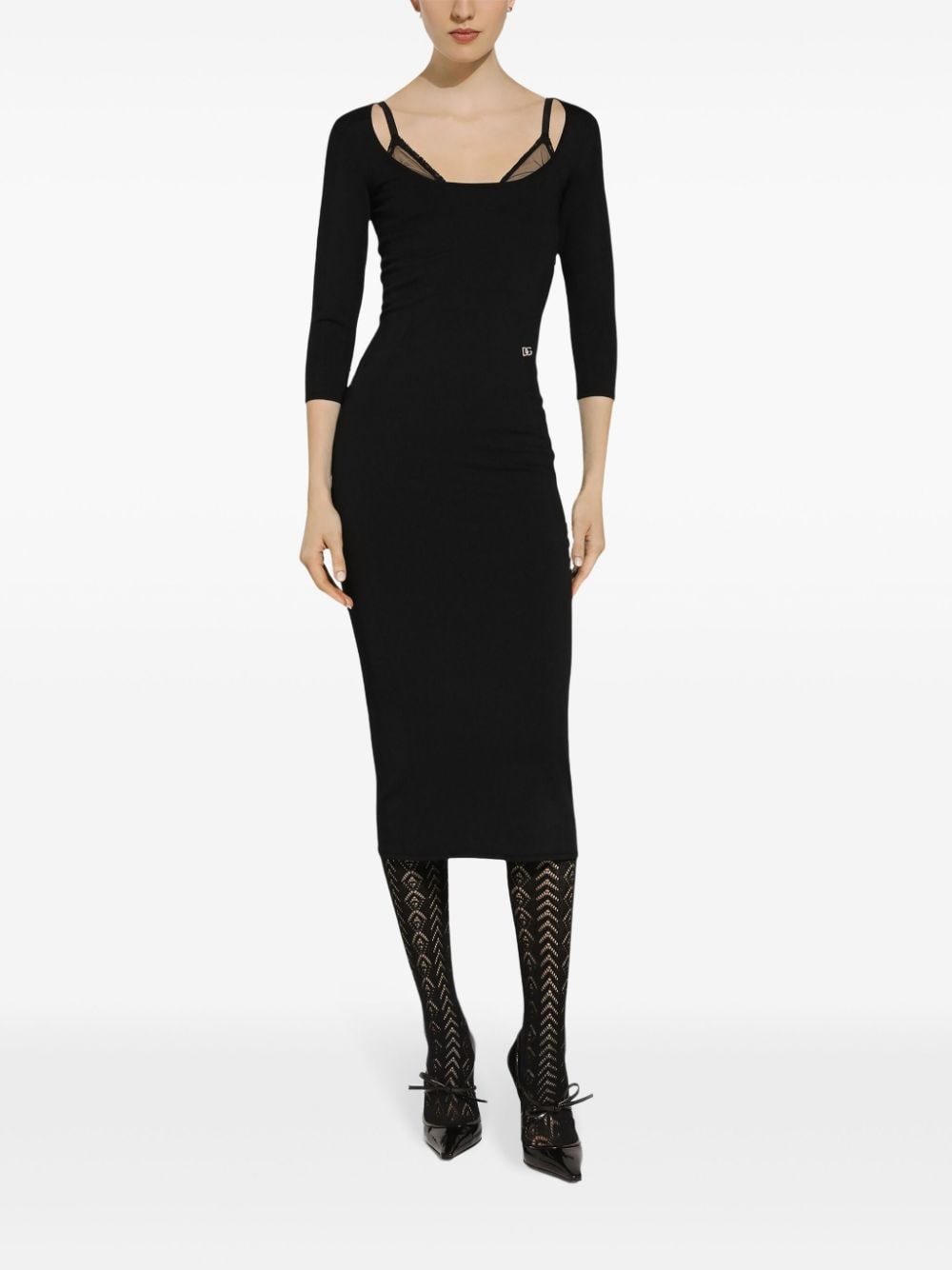Dolce & Gabbana Dresses Black Viscose