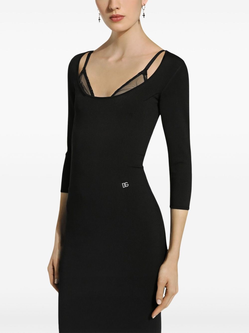 Dolce & Gabbana Dresses Black Viscose