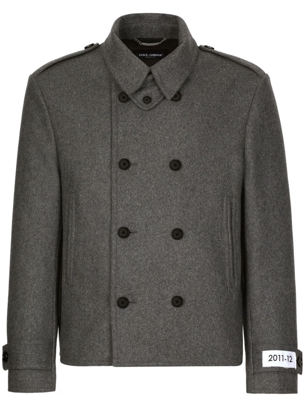 Dolce & Gabbana Jackets Grey Outer: Wool