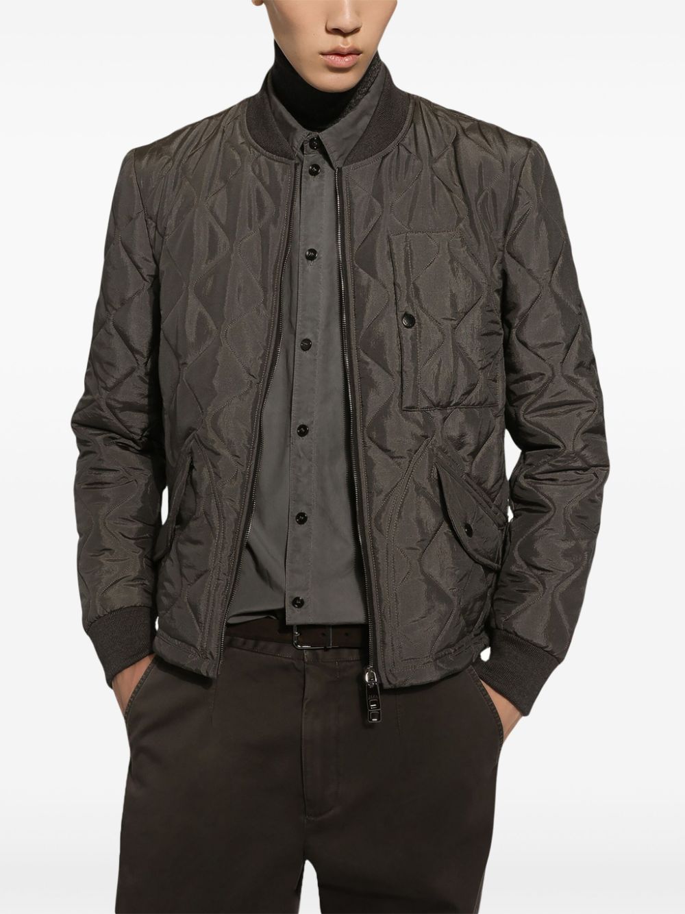Dolce & Gabbana Coats Green Fabric