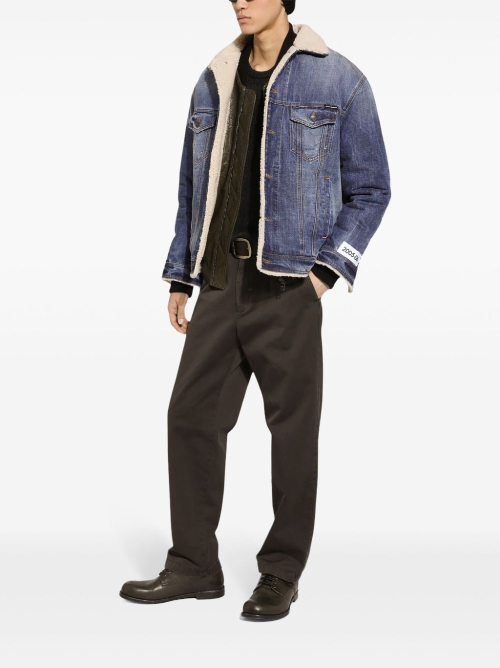 Dolce & Gabbana Coats Blue Fabric