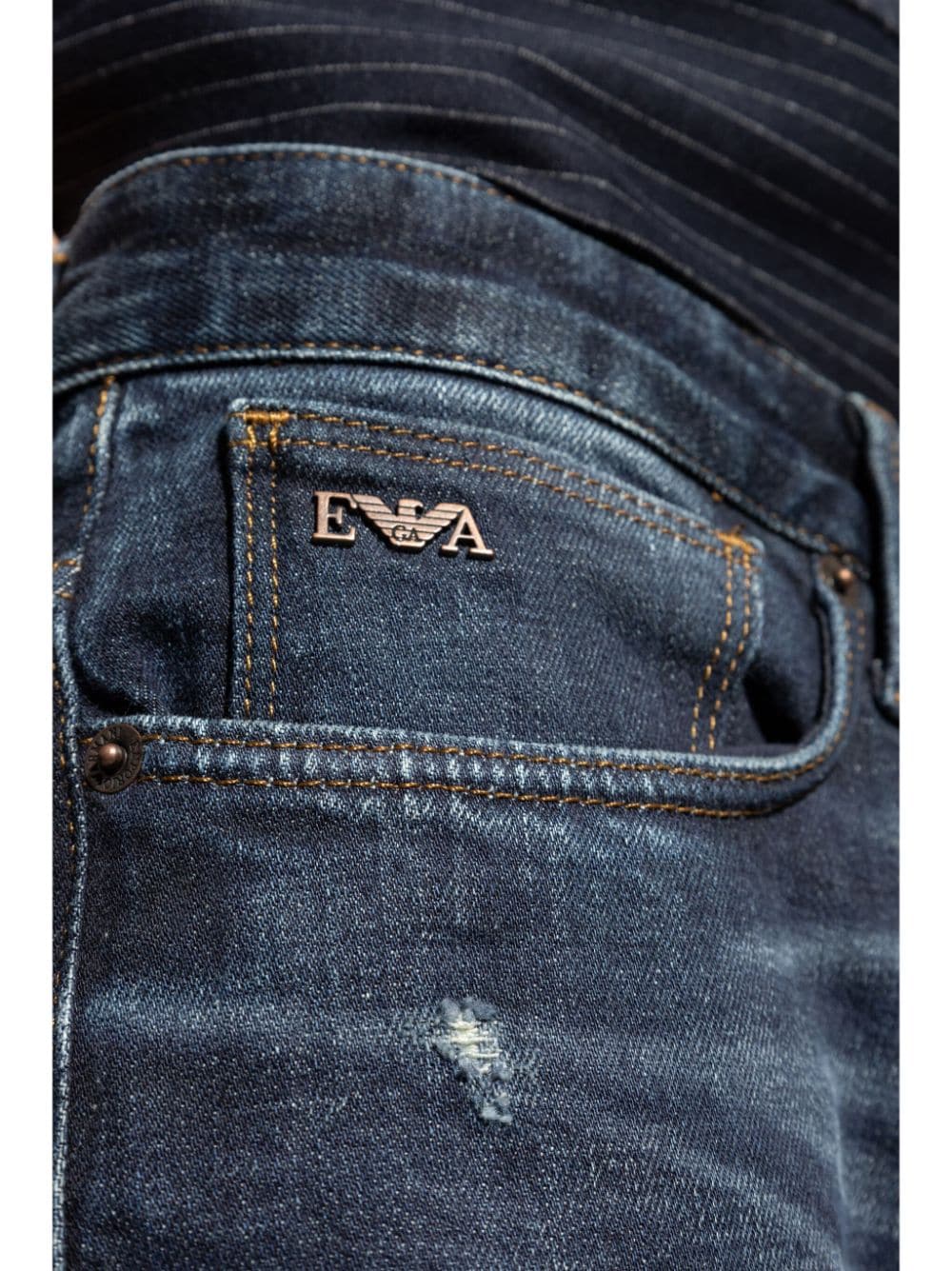 Emporio Armani Jeans Blu Cotton