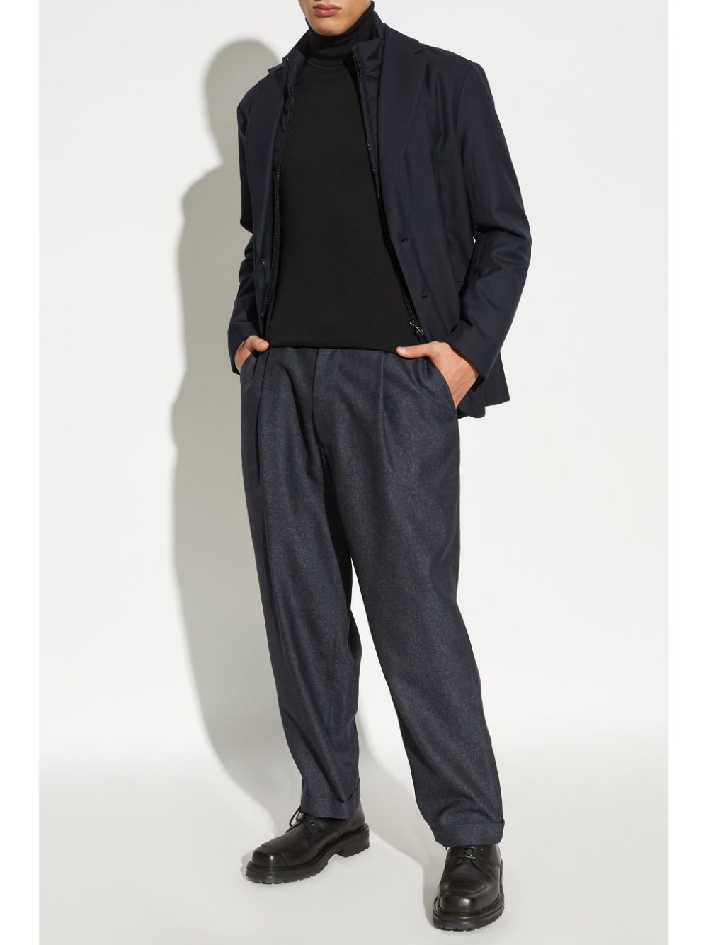 Emporio Armani Capsule Jackets Blu Wool