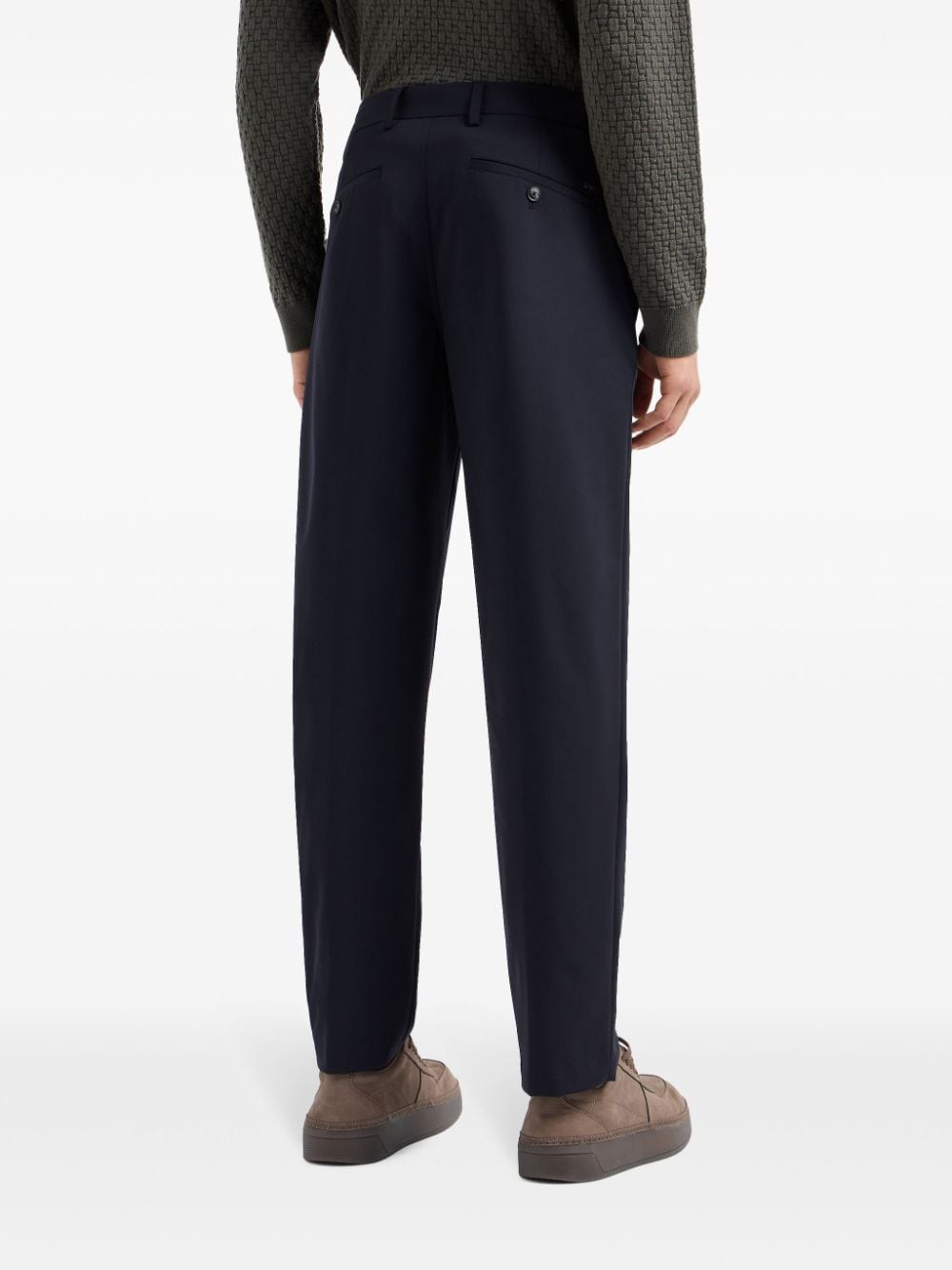 Emporio Armani Capsule Trousers Blu Polyamide