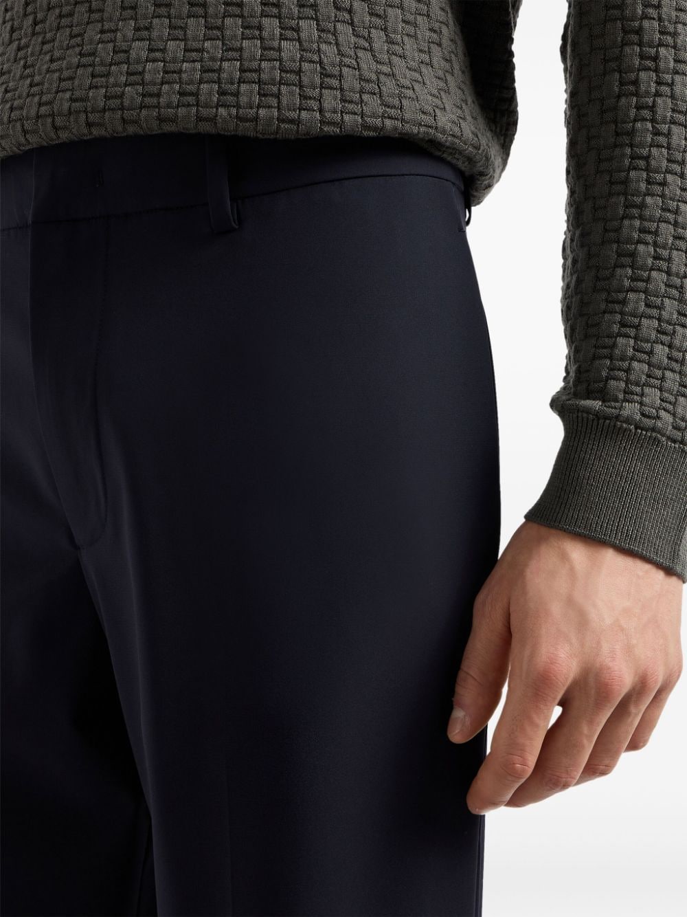 Emporio Armani Capsule Trousers Blu Polyamide