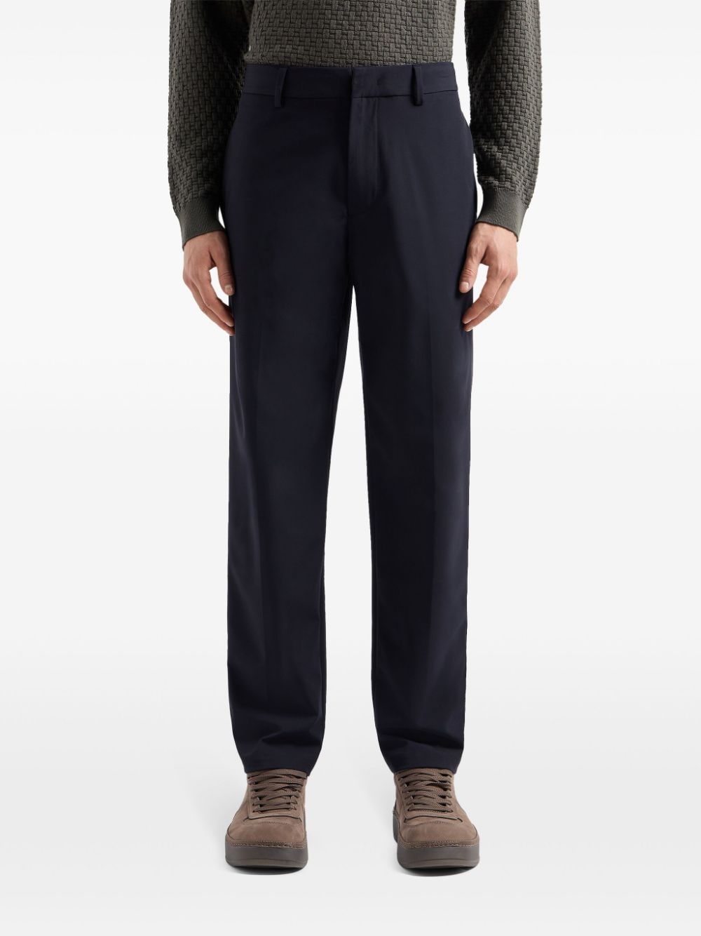 Emporio Armani Capsule Trousers Blu Polyamide