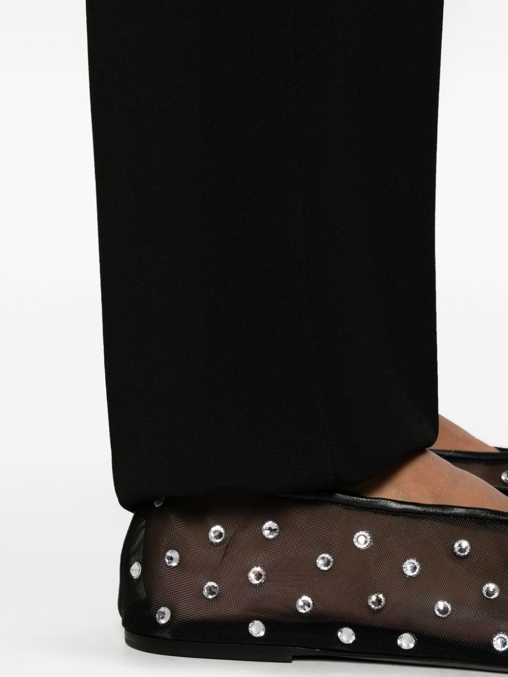 Emporio Armani Trousers Nero Viscose Acetate Elastane