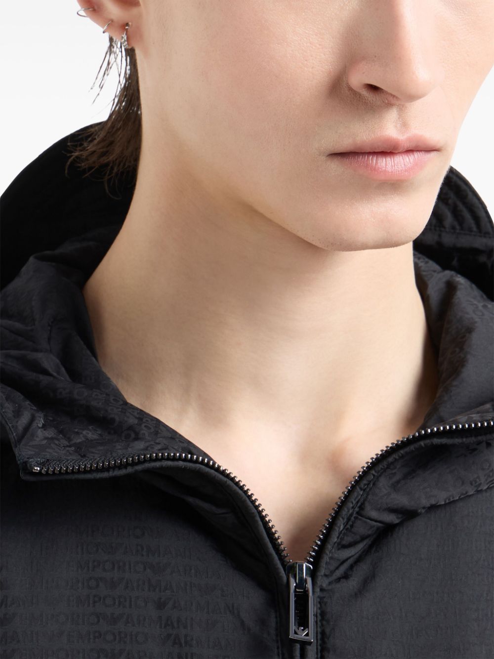 Emporio Armani Coats Nero Polyamide