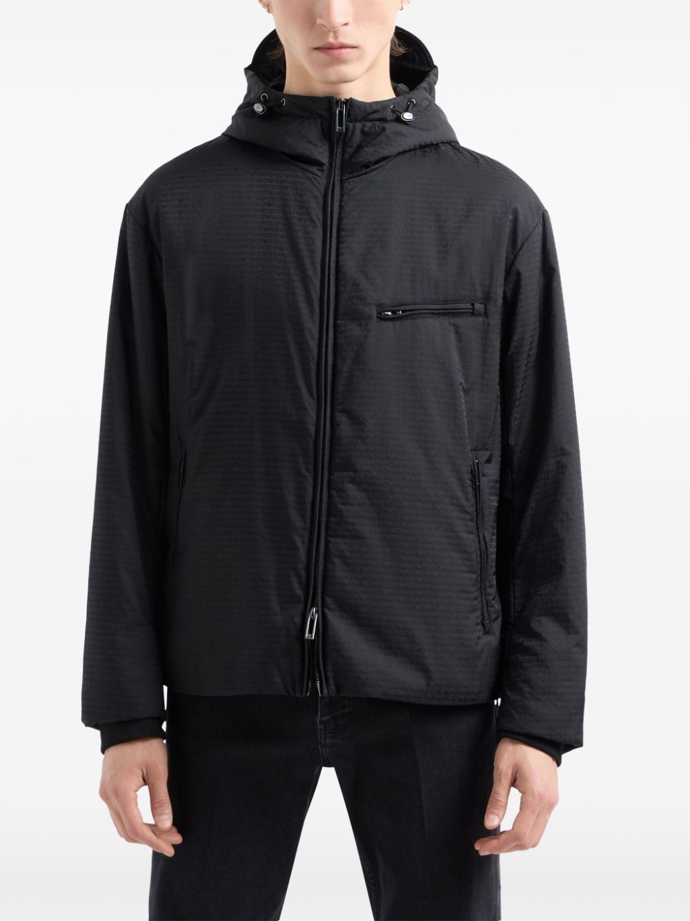 Emporio Armani Coats Nero Polyamide