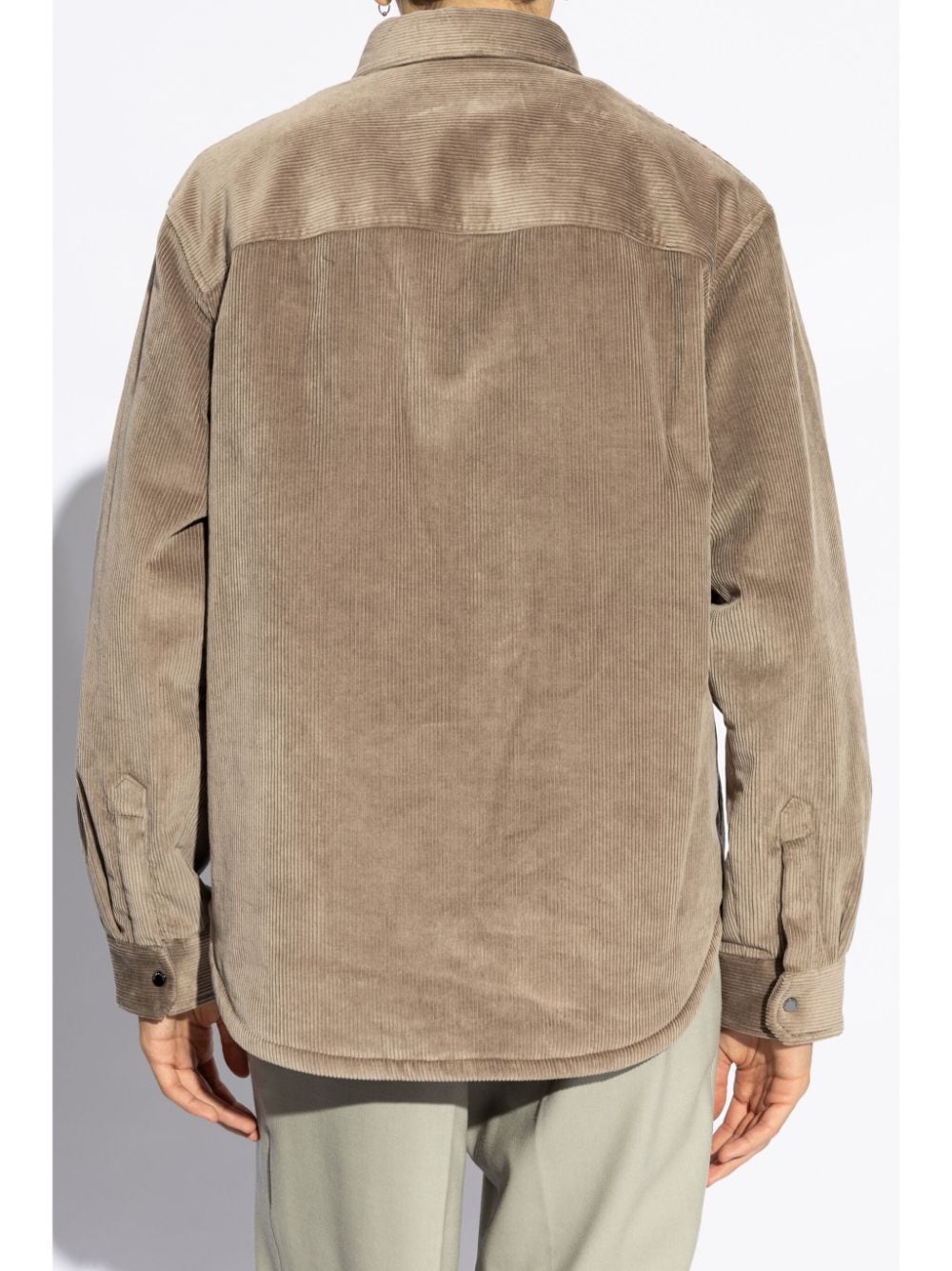 Emporio Armani Jackets Tortora Cotton Viscose Elastane