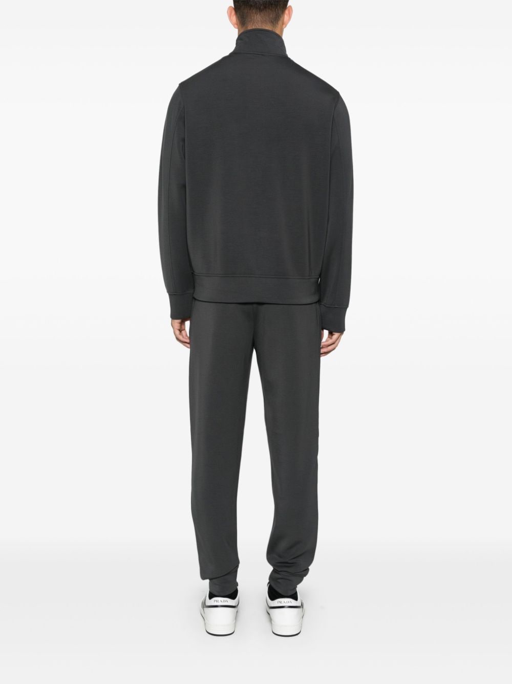 Emporio Armani Sweaters Grigio Polyester Modal Elastane