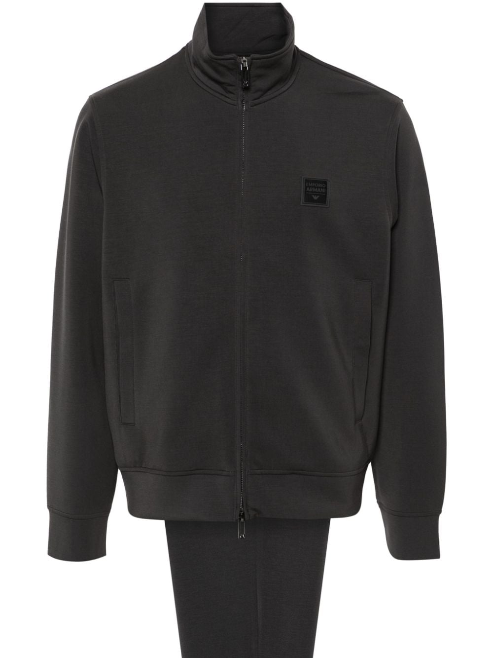 Emporio Armani Sweaters Grigio Polyester Modal Elastane