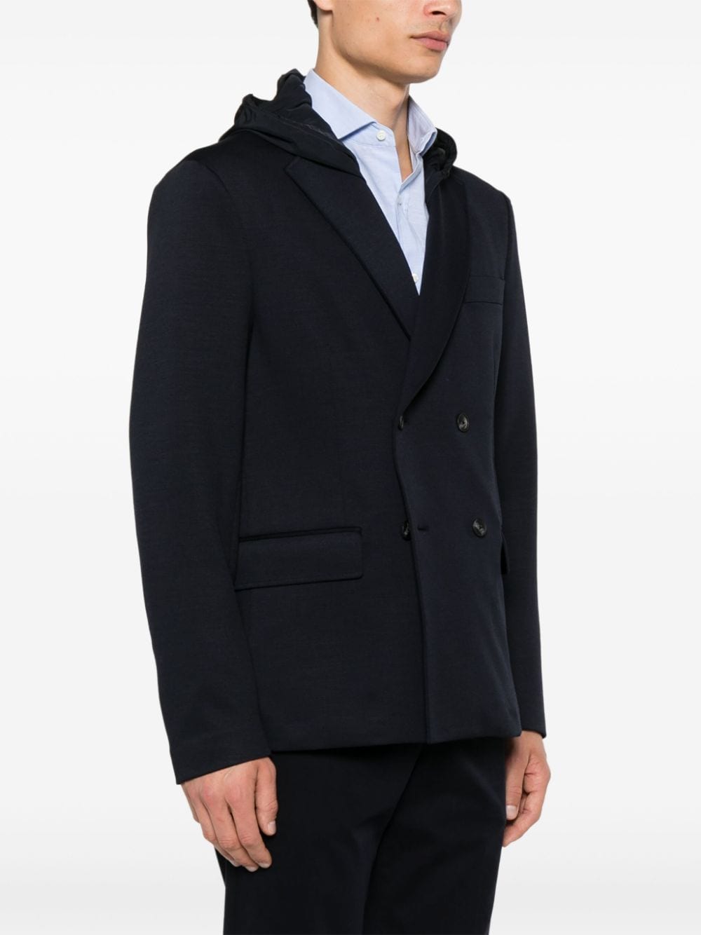 Emporio Armani Jackets Blu Polyamide
