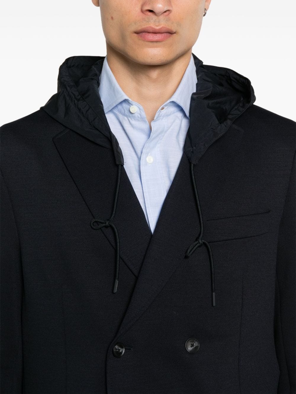Emporio Armani Jackets Blu Polyamide