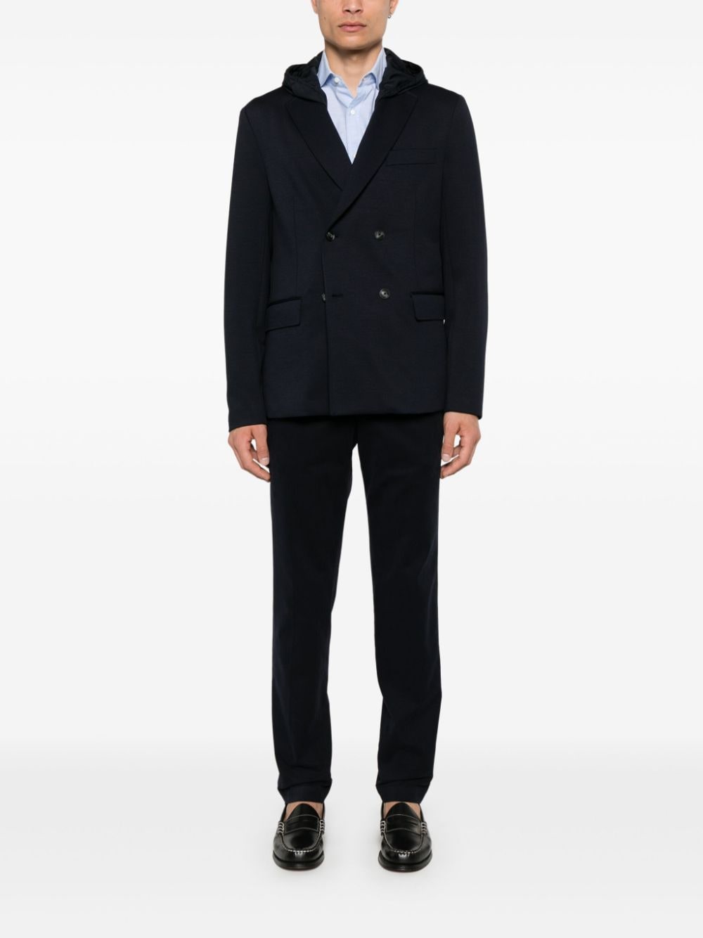 Emporio Armani Jackets Blu Polyamide