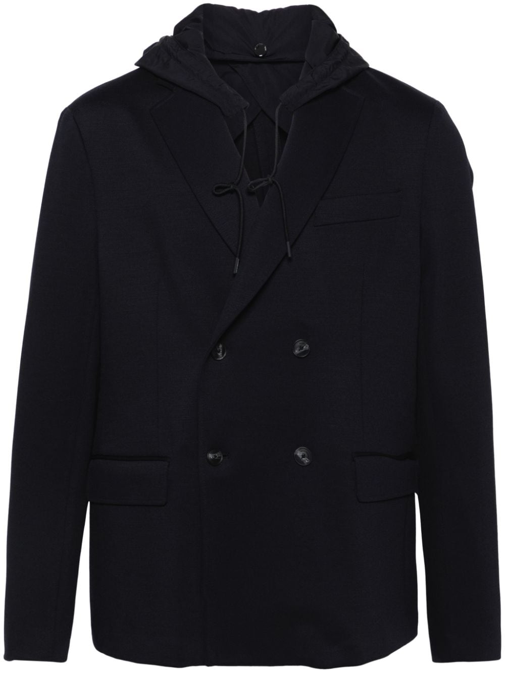 Emporio Armani Jackets Blu Polyamide