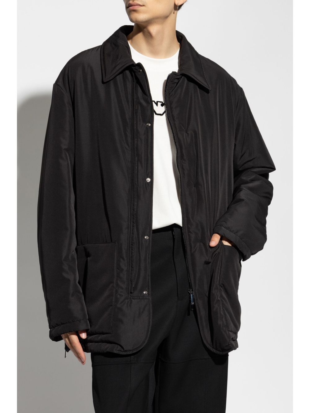 Emporio Armani Jackets Nero Polyester