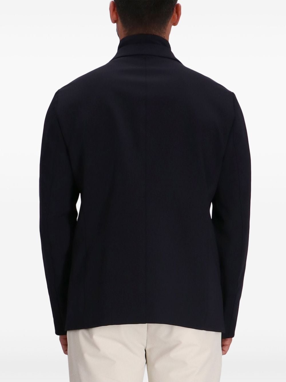 Emporio Armani Jackets Blu Polyamide Elastane