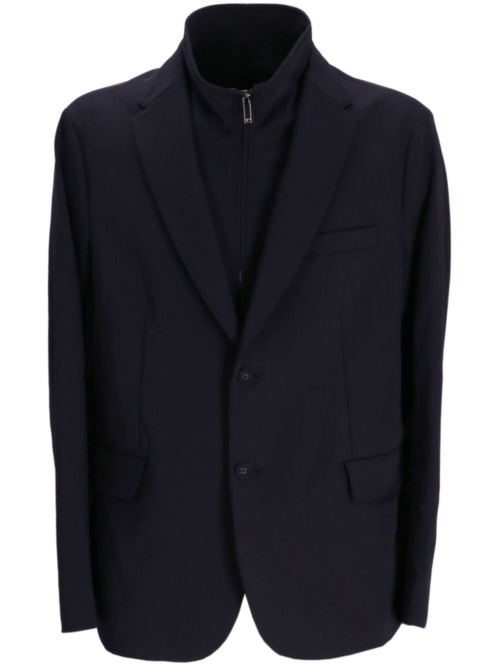 Emporio Armani Jackets Blu Polyamide Elastane