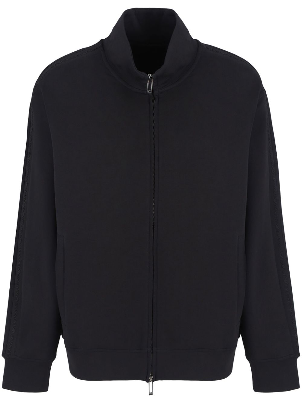 Emporio Armani Sweaters Nero Cotton Polyester Elastane