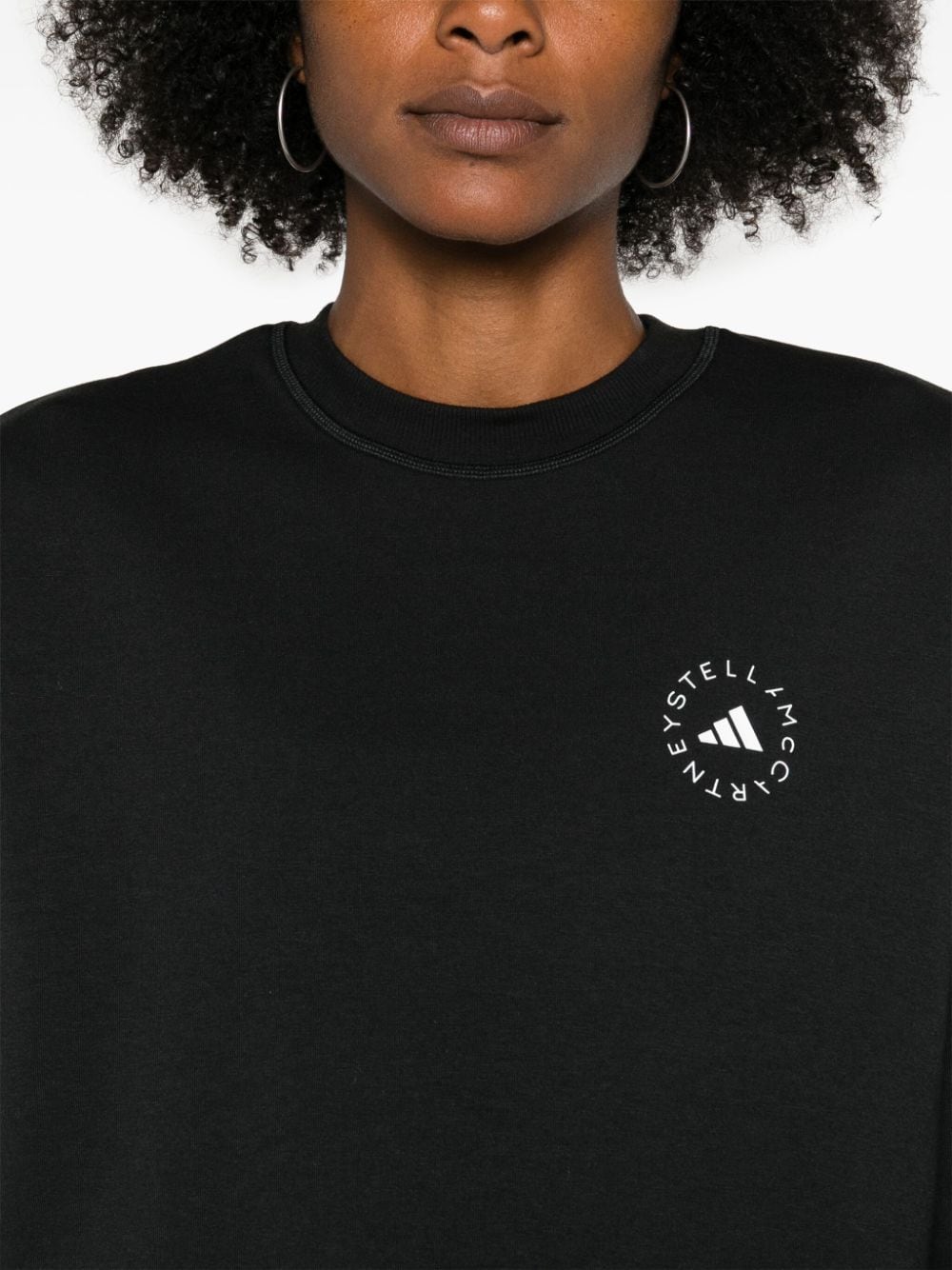 Adidas By Stella Mccartney Sweaters Black Cotton