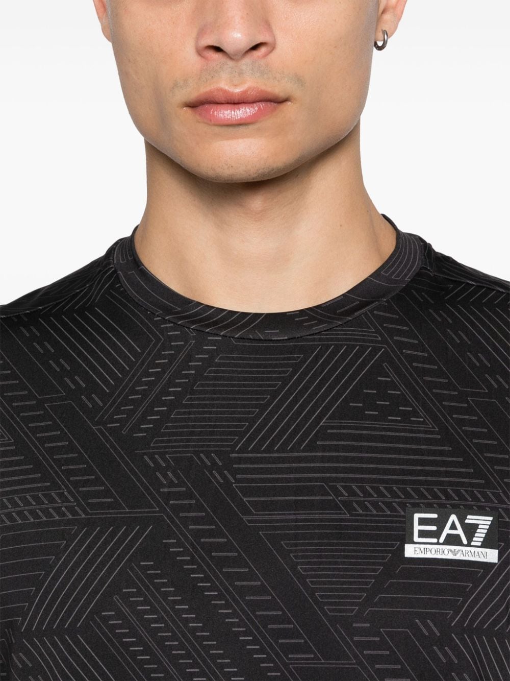 Ea7 T-Shirts And Polos Marrone Polyester