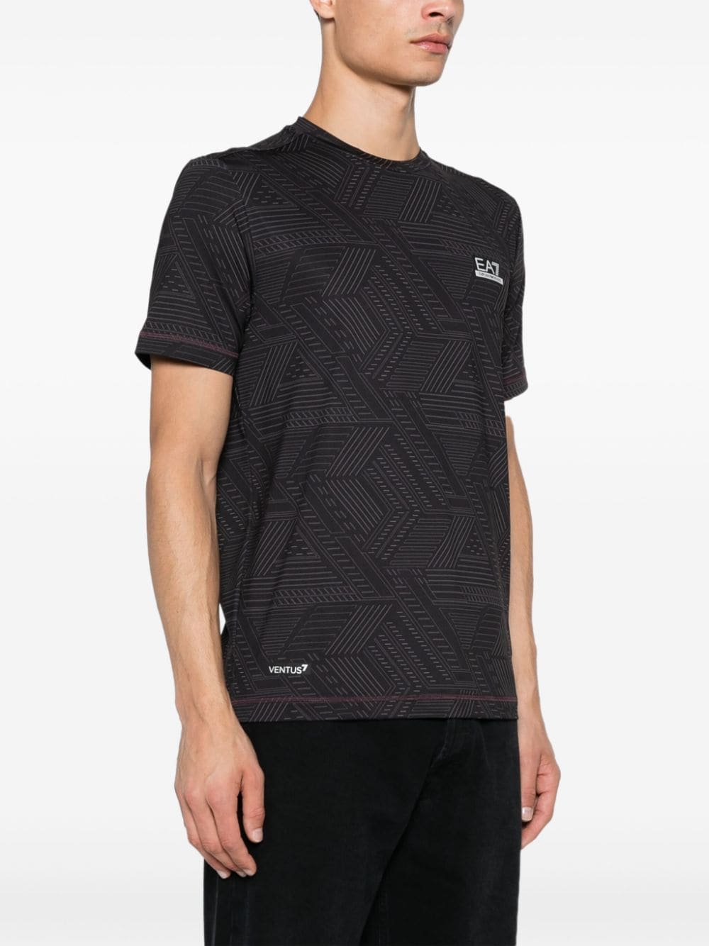 Ea7 T-Shirts And Polos Marrone Polyester