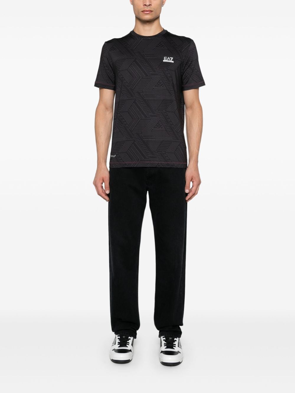 Ea7 T-Shirts And Polos Marrone Polyester