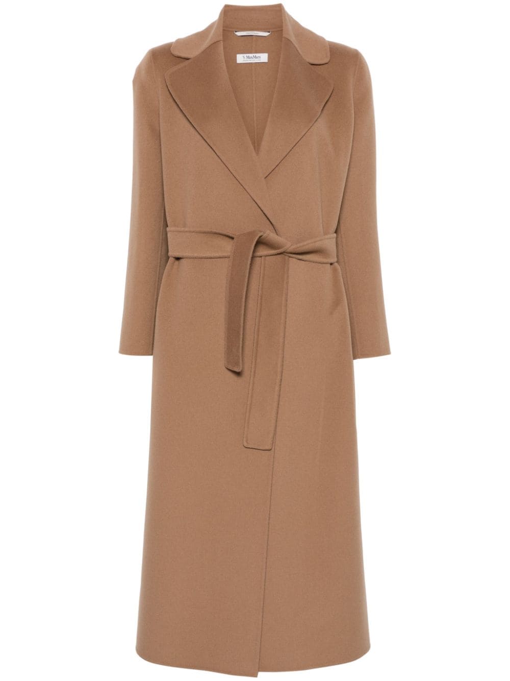 S Max Mara Coats Camel Virgin Wool