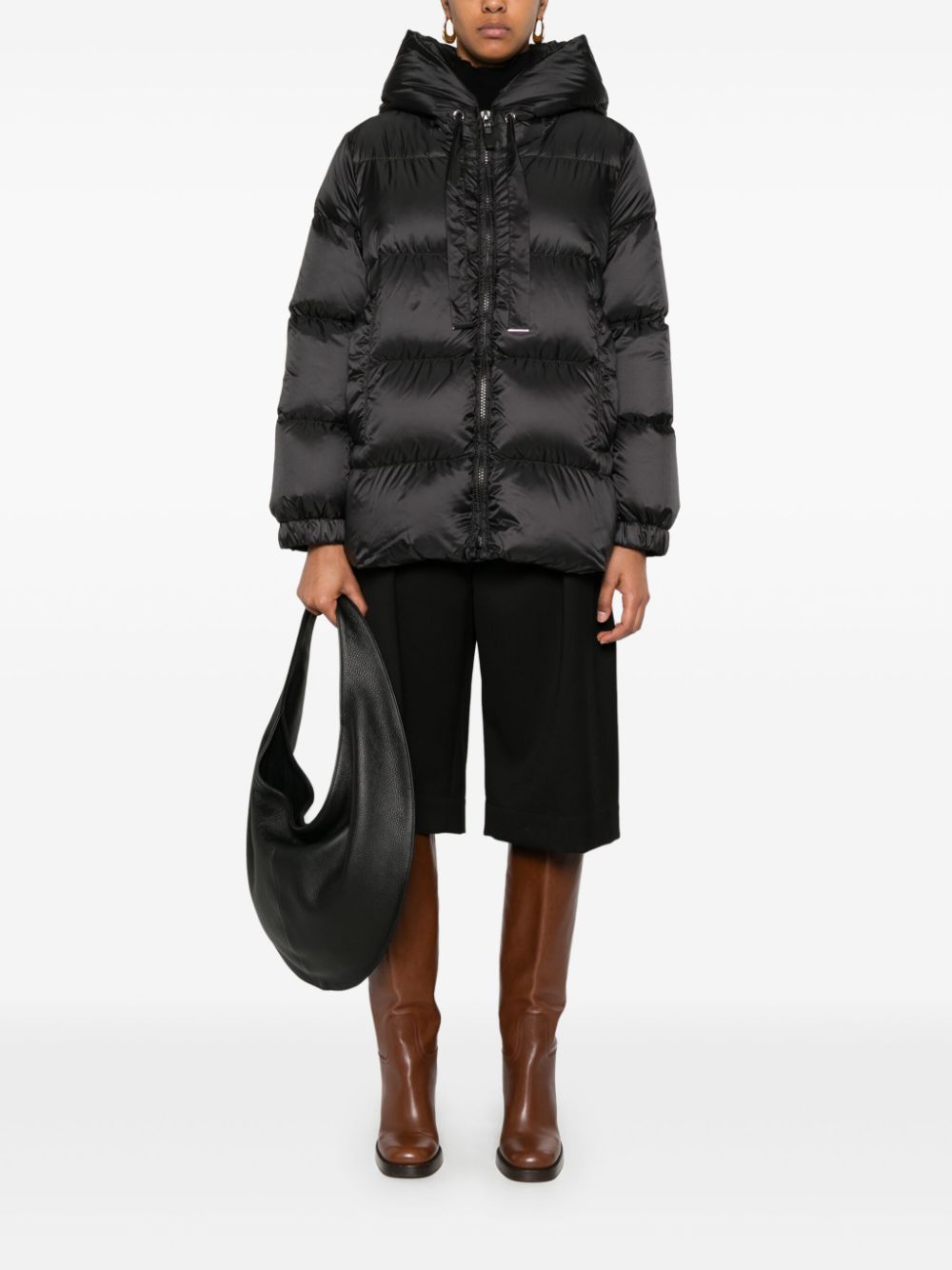 Max Mara The Cube Coats Black Polyester