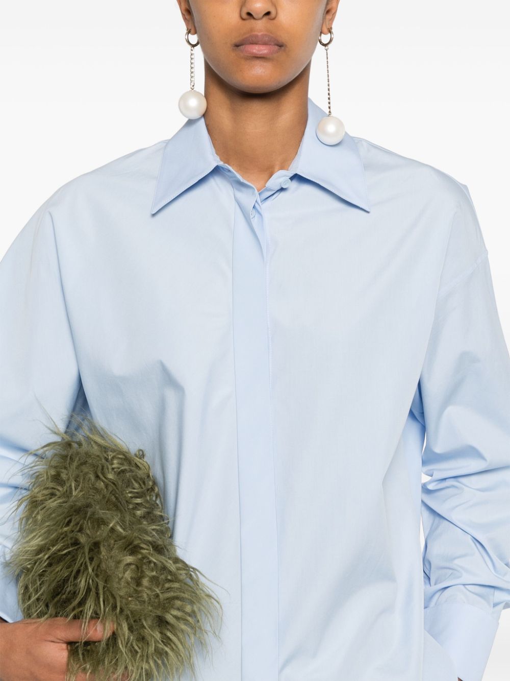 Loewe Shirts Clear Blue Cotton