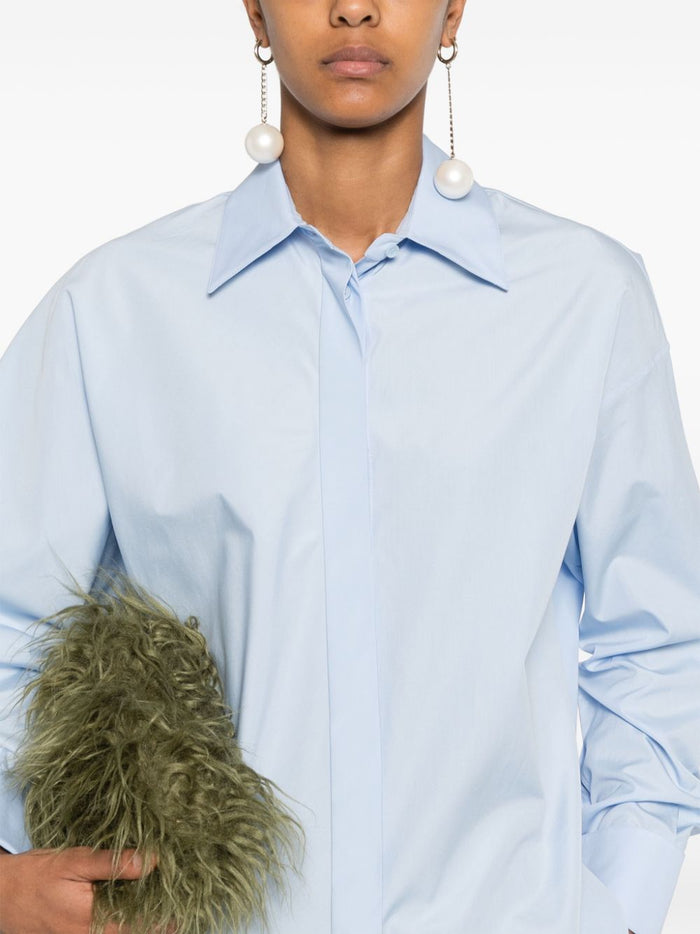 Loewe Shirts Clear Blue Cotton