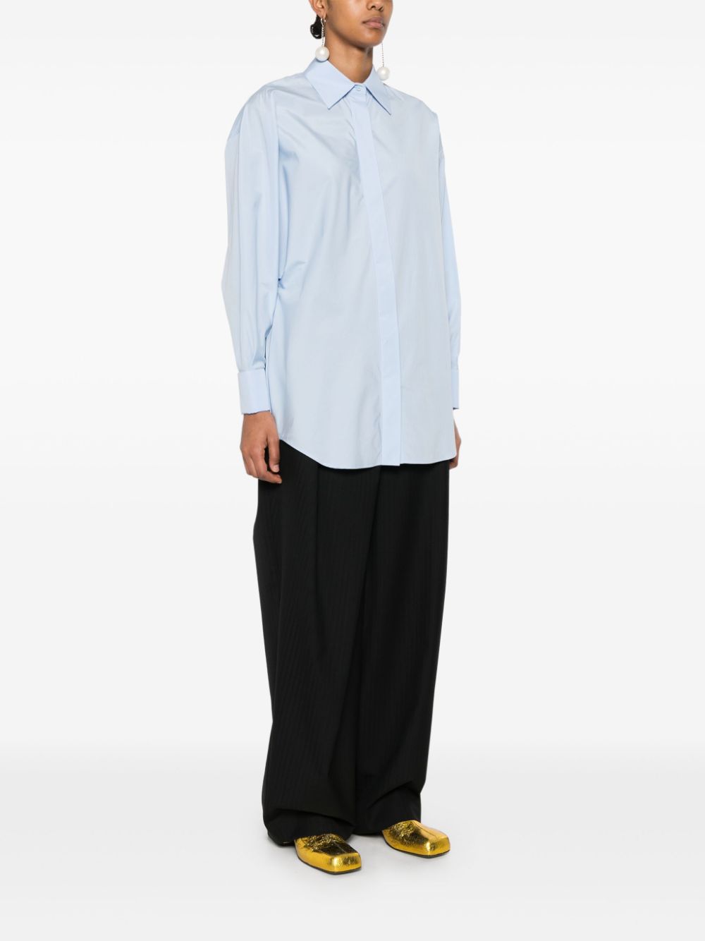 Loewe Shirts Clear Blue Cotton