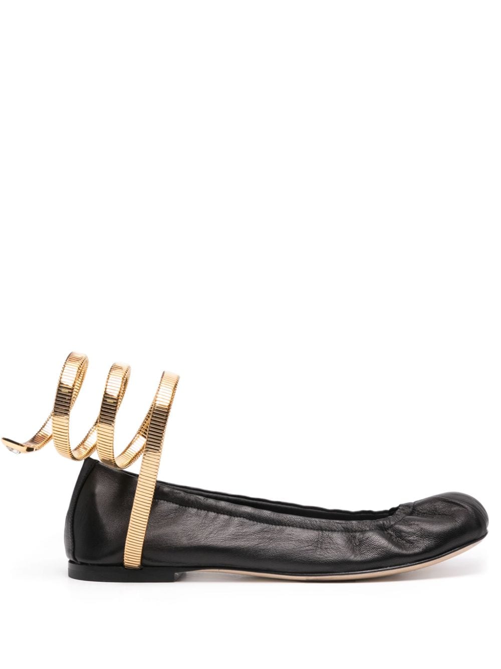 Rene Caovilla Flat Shoes Black Lining: Calf Leather