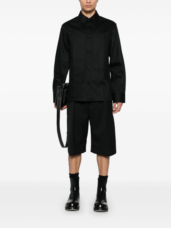 Jil Sander Shirts Black Cotton
